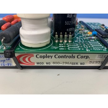 COPLEY CONTROLS MOD 800-296 Servo Amplifier